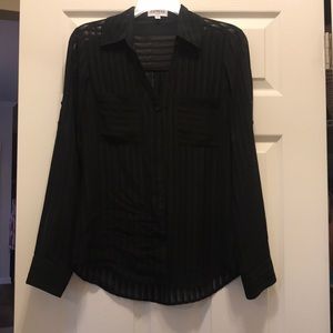 Black button up